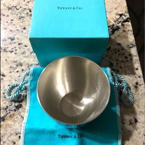 Vintage 1986 Tiffany & Co. Pewter Jefferson Cup Original Box & Bag Incl Engraved